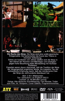 Die Rache des Ninja - Große Hartbox von AVV - Limited Edition - Cover A2